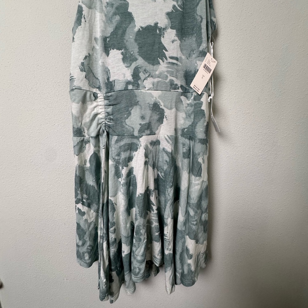 NWT Daily Practice by Anthropologie Half Pipe Mini Dress‎ in Green Motif Size L - Picture 7 of 13